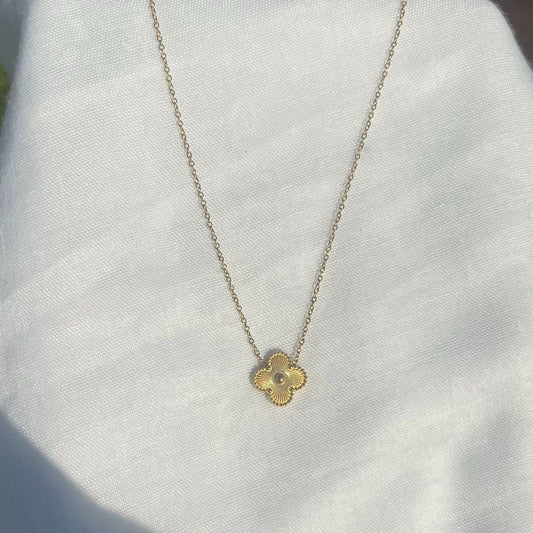 Gold Clover Necklace at the cheapest prices UK