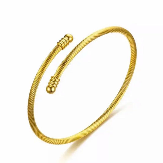 Zala Wrap Around Bracelet in Gold Plated