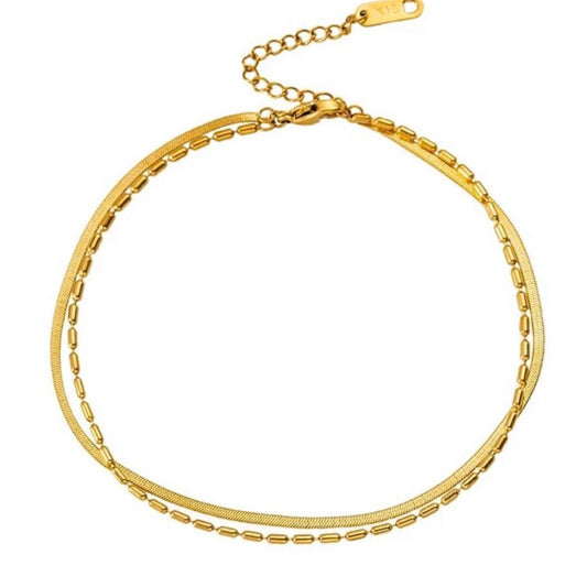 Antalya Double Chain Bracelet for Men and Women