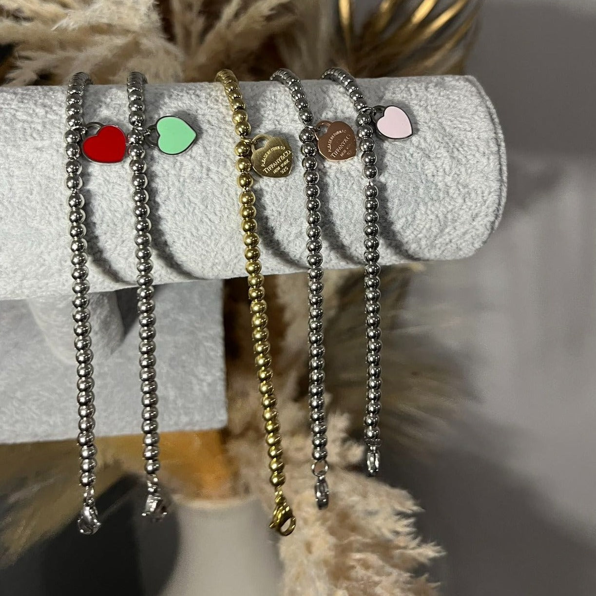 Pink Tiffanyz Style Bracelets | Hibaa Online Jewellery Shop UK