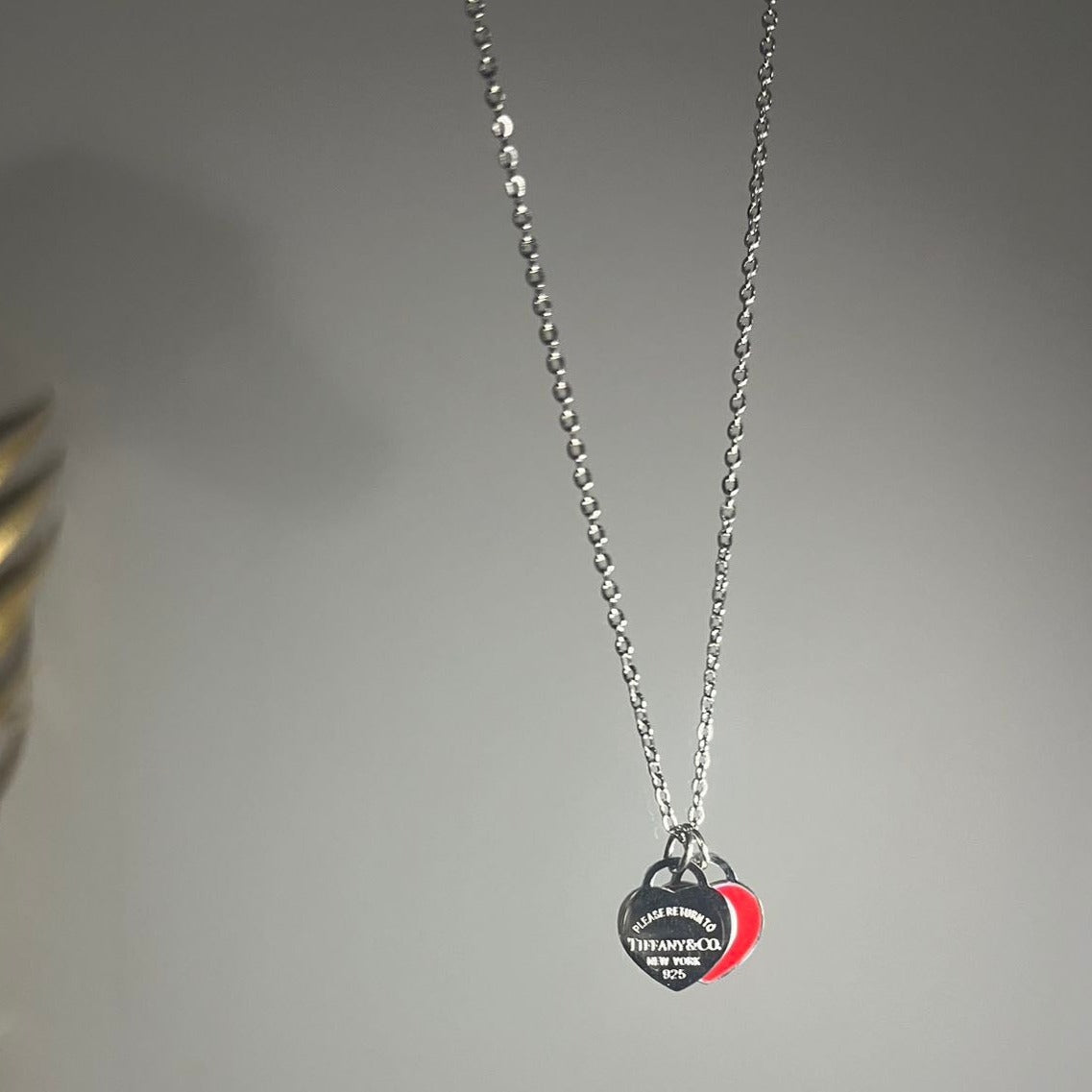 Tiffanyz Heart Shape Necklace Pendant