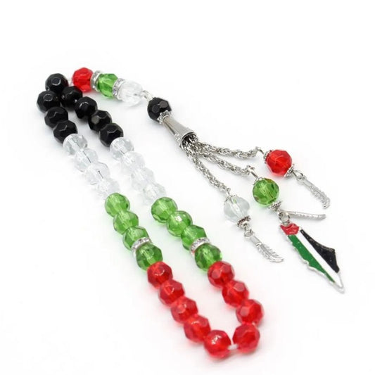 Palestine Colored Tasbih (Prayer Beads)